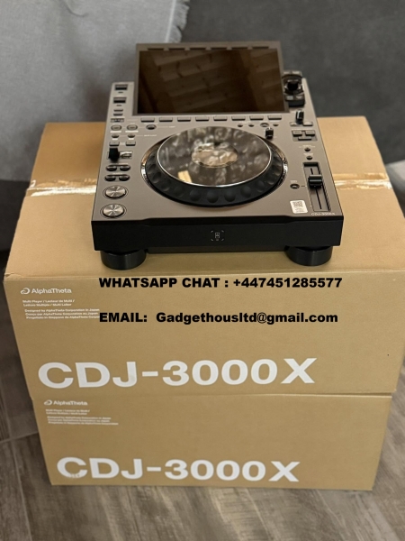 AlphaTheta CDJ-3000X, Pioneer CDJ-3000, Pioneer DJ DJM-A9, AlphaTheta Euphonia,