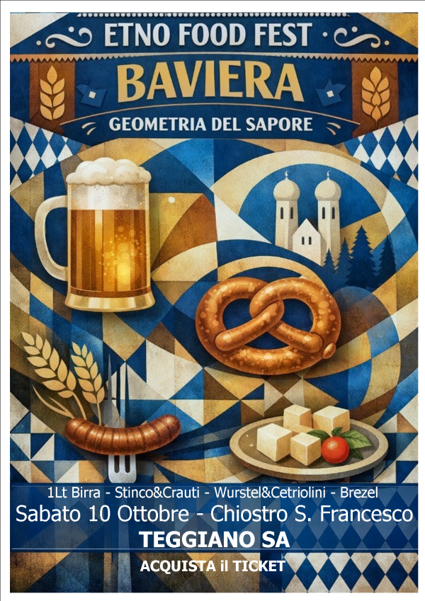 sabato 10 ottobre Serata Bavarese Etno Food Fest
