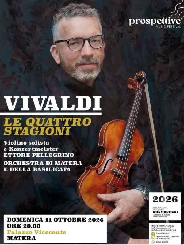 domenica 11 ottobre Vivaldi - Le Quattro Stagioni