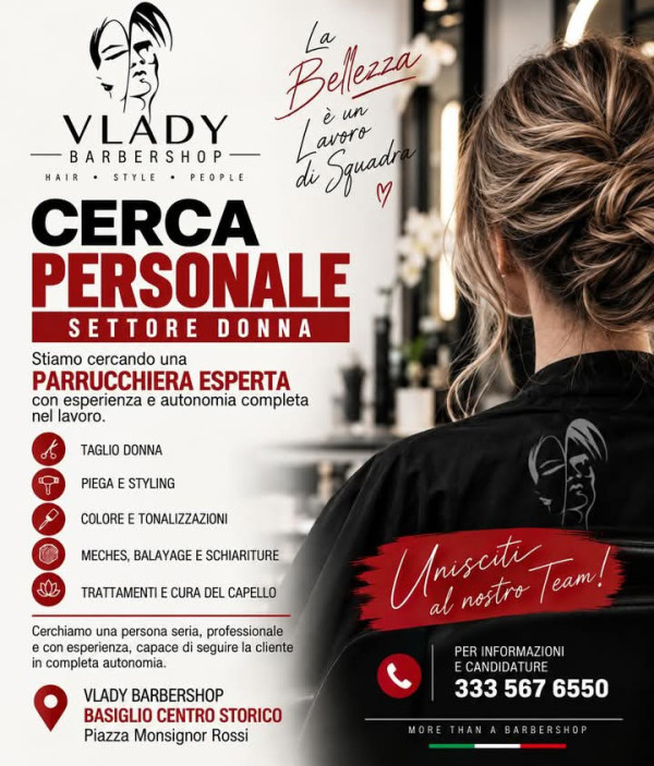✂️ ACCONCIATURE & BARBERSHOP VLADY CERCA PERSONALE