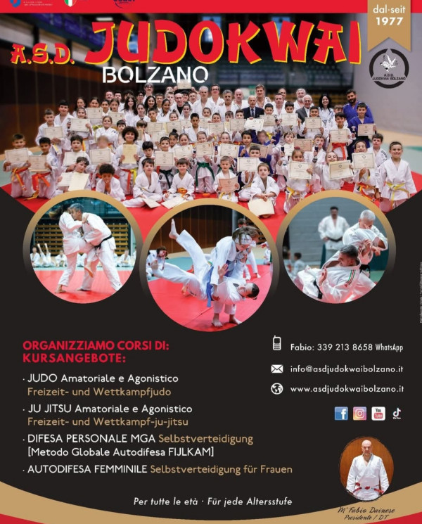 Corsi Judo - Jujitsu - Difesa Personale MGA