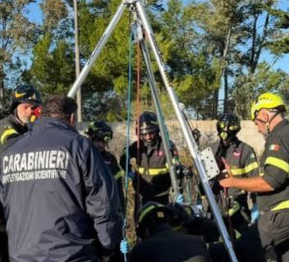 indagine per omicidio: trovato senza vita un 78enne in un pozzo a Torre Rinalda