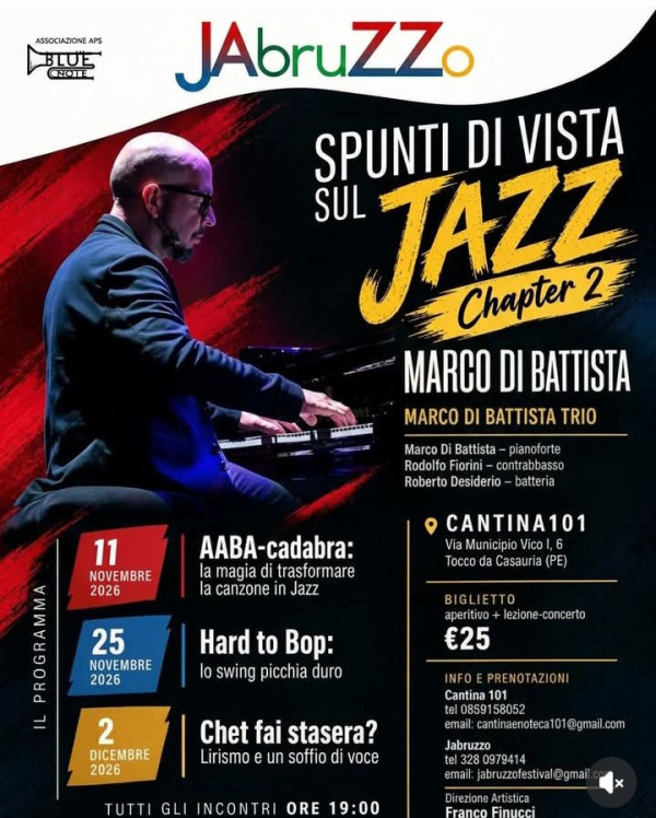 🎹 SPUNTI DI VISTA SUL JAZZ - CANTINA 101
